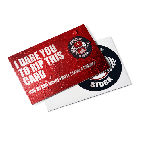 Durable Postcards 16pt Tear / Waterproof Stock