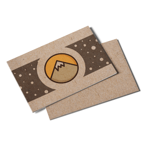 Kraft Paper Postcards 18PT Kraft Board