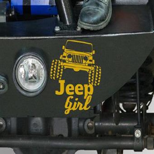 JEEP Girl - All Terrain Die Cut Vinyl Sticker