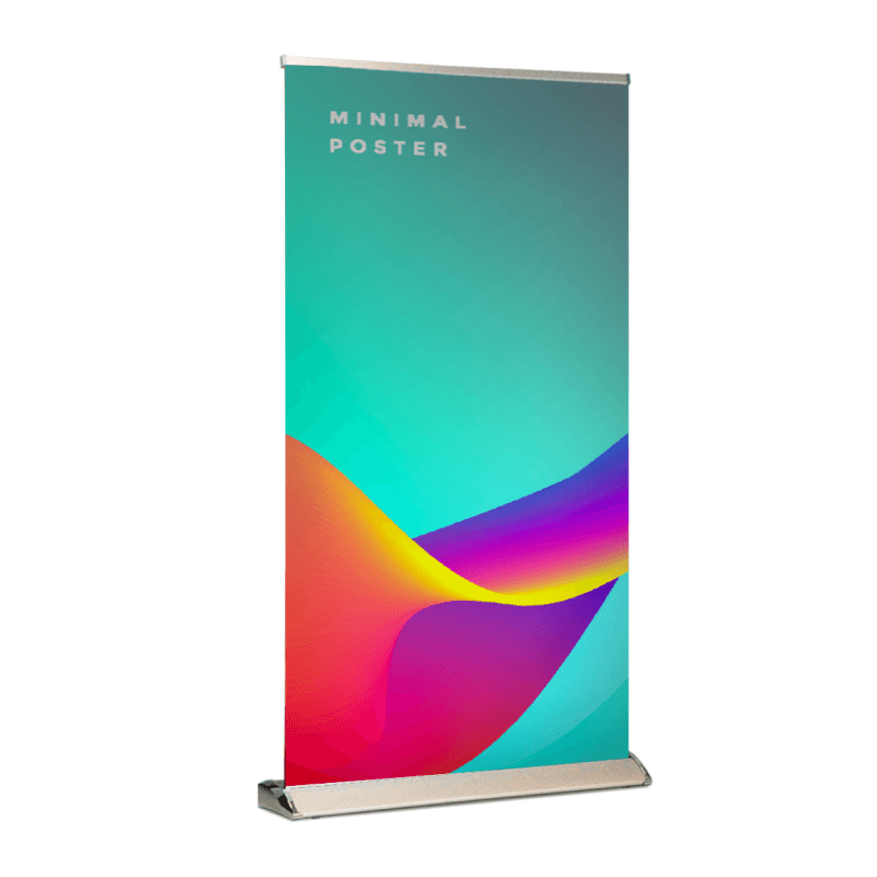 Premium Wide Pull Up Banner 13 oz Matte Vinyl