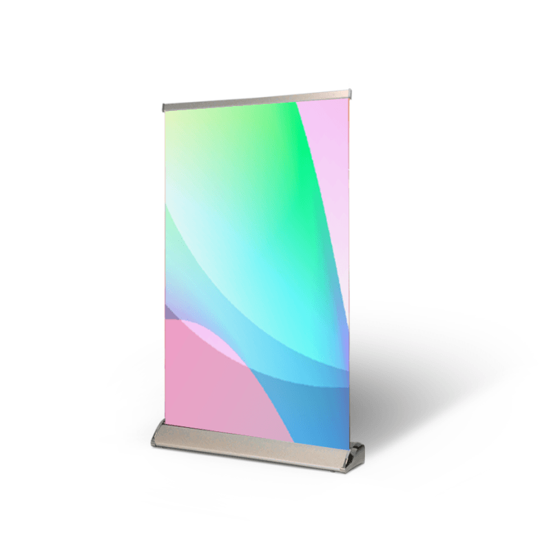 Table Top Pull Up Banner 13 oz Matte Vinyl